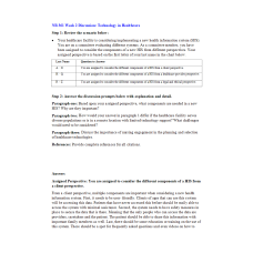 NR 361 Week 2 Discussion; Technology in Healthcare