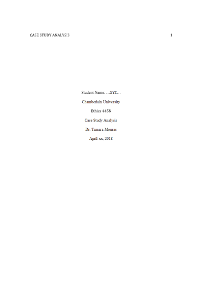 ETHC 445N Week 6 Assignment: Ethics Codes Case Study