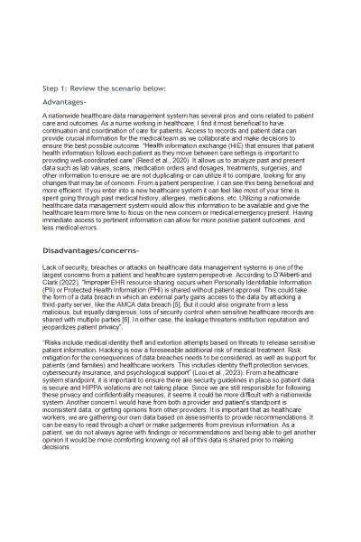 NR 361 Week 4 Discussion; Data Management