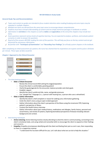 NR 509 Week 4 Midterm Study Guide