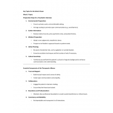 NR 548 Week 4 Exam Studyguide
