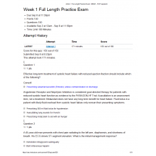 NR 667 Week 1 Full Length Practice Exam