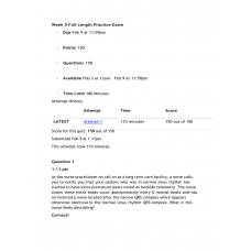 NR 667 Week 5 Full Length Practice Exam