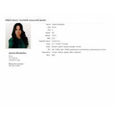 NR 602 Week 7 iHuman Virtual Patient Encounter - Juliana Mirabelles (GU)