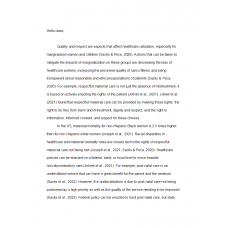 NR 602 Week 8 Assignment; ePortfolio (Week 1 Discussion)