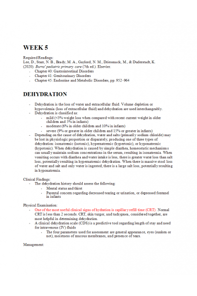 NR 602 Week 8 Final Exam Study Guide
